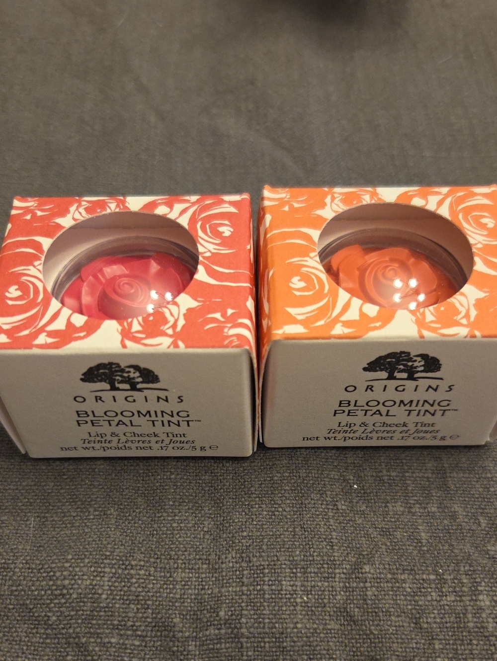 Origins Blooming Petal Tint Lip & Cheek Duo - Pink & Orange Shades